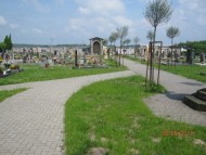 Vybudování chodníku na hřbitově v Rohovládově Bělé